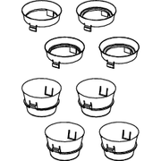 TECE SE - Drosselset Durchmesser 46mm - 28mm für TECE-Universalspülkasten