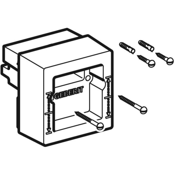 Geberit Vertriebs - Bauschutz Wandeinbaukasten -UP Siphon