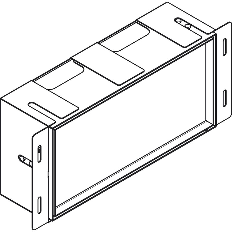 Hansgrohe - XtraStoris Rock Wandnische mit befl.Tür u.Absper.150x300x100mm BSO