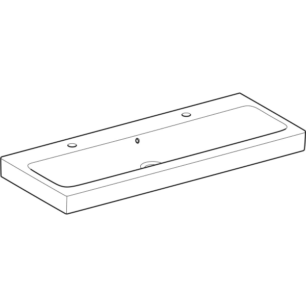 Geberit Vertriebs - Waschtisch ICON 124020 1200x485mm weiß Ktect 2 HL