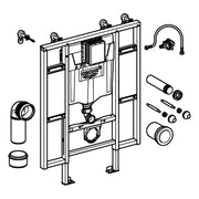 Grohe - Rapid SL für Wand-WC 39140 mit Befestigung Rückenstützen/Haltegriffen