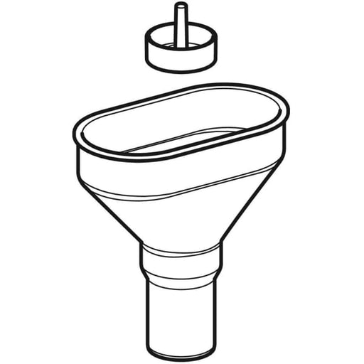 Geberit Vertriebs - Trichter oval d50 352.379.16.1