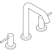 Hansgrohe - TECTURIS S 3-Loch WTA 150 mit Push-Open Ablaufg. mattweiß