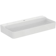 Ideal Standard - Waschtisch CONCA, 1 Hl., o.Ül., 1000x450x145mm, geschliffen, Weiß m.IP