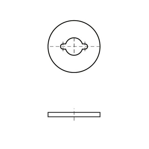 Walraven - Bis Edelstahl-Unterlegscheibe 8,5x24mm