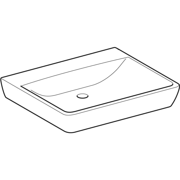 Geberit Vertriebs - WT RENOVA Comfort barrierefrei 65x55cm, o. Hl., o. Ül., weiß