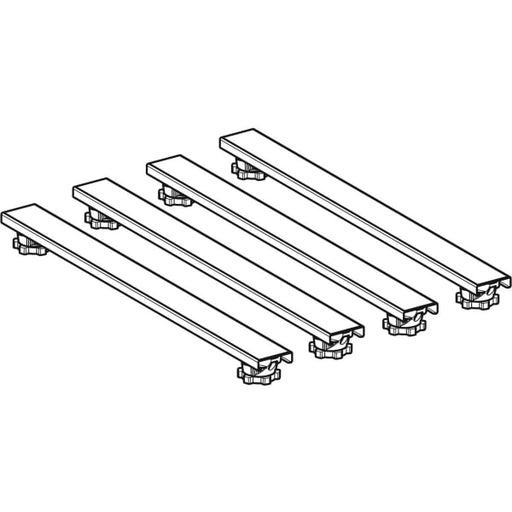 Geberit Vertriebs - Set Füße und 4 Traversen 625mm H:6-12cm, für Duschwanne aus Steinharz