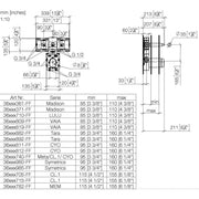 Dornbracht - UP-Therm. modul UP-Produkte 35534970 3/4