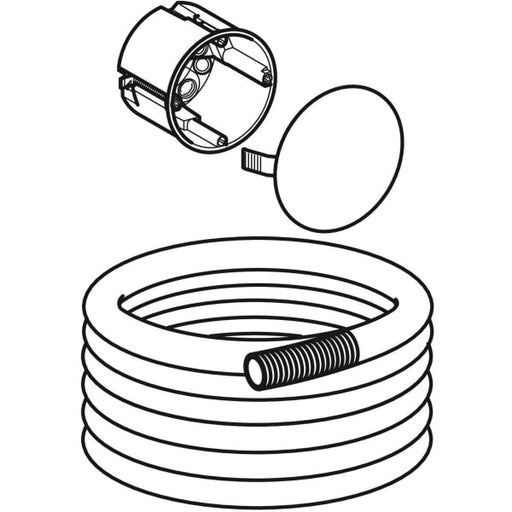 Geberit Vertriebs - Rohbauset zu WC-Steuerung mit mech. Sp-Ausl. Taster