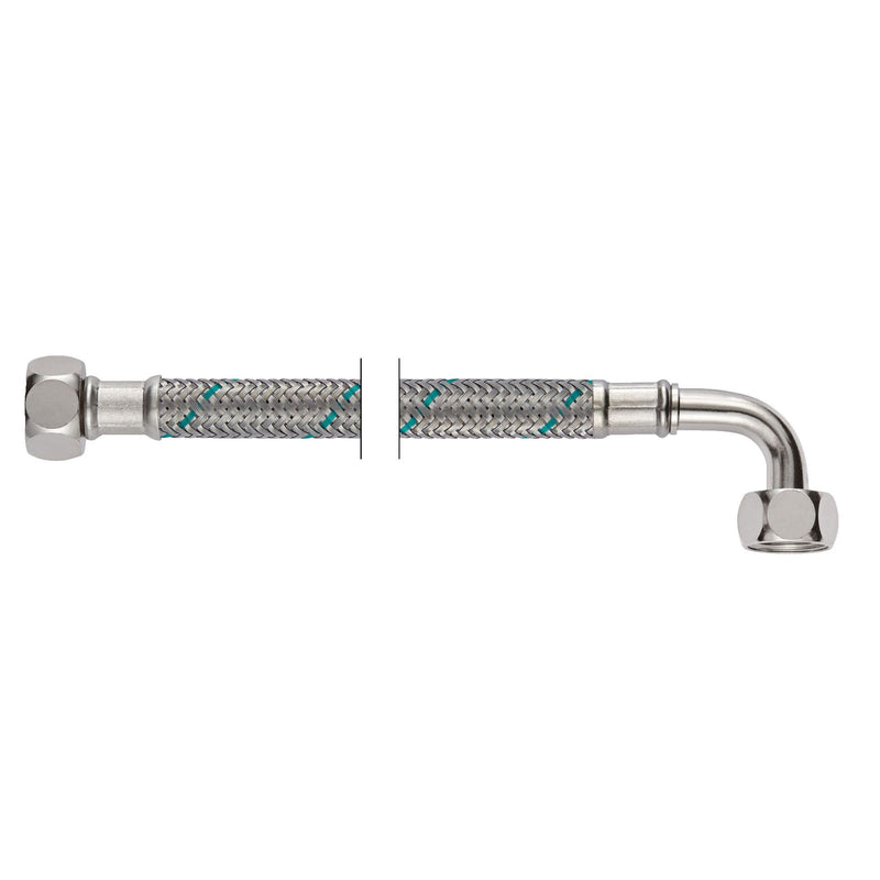 NEOPERL - NEOFLEX Panzerschlauch DN 8 IG x IG gebogen 3/8 X 3/8 30 CM