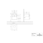 VILLEROY & BOCH - Konsolen-Unterschrank 500mm f AWT38 1 Ausz 1 Aussch oLB C520H0 VT Grey