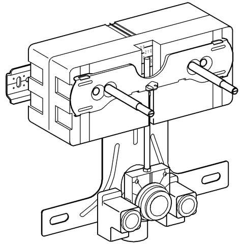 Grohe - Uniset 37578 für Bidet ohne Tragestützen