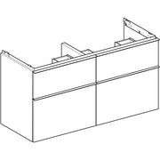 Geberit Vertriebs - iCon Unterschrank für DWT, 4 Schubl. 118,4x61,5x47,6cm, Eiche natur/Gr. Lava