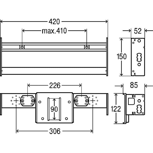 Viega - WT Modul PREVISTA Dry Plus 8545.31 barrierefrei 420mm