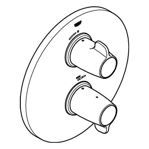 Grohe - THM-Brausebatt. GROHTHERM Special 29094 FMS für RAPIDO T 35 500 000 chrom