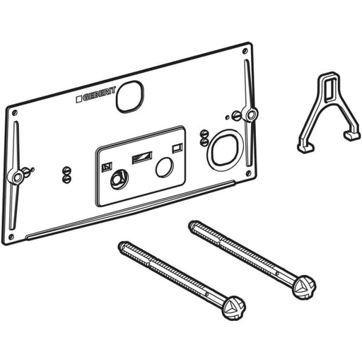 Geberit Vertriebs - Schutzplatte versetzt zu Twinline UP-SPK 12cm