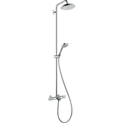 Hansgrohe - Showerpipe CROMA 220 für Wanne chrom mit Thermostat