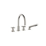 Dornbracht - Wannen 4-Locharmatur Kreuzgriff TARA 27512892 Wannenrandmontage platin geb