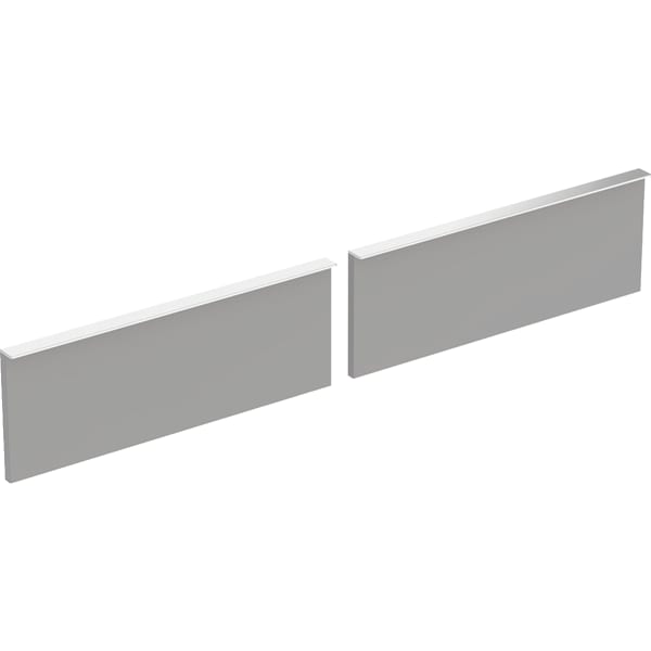 Geberit Vertriebs - Schubladenfront Platin, 2 Stück zu ICON WTU 840122