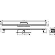 Hansgrohe - Komplettset uBox universal für Standardinstall.1200mm für DR FS