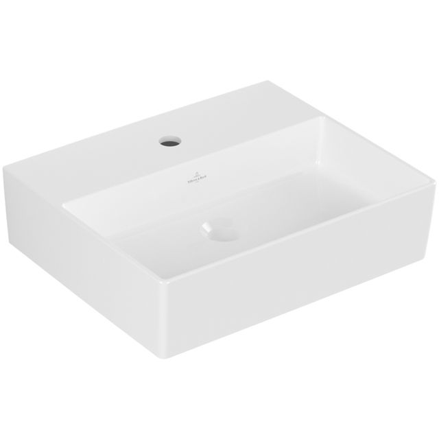 VILLEROY & BOCH - WT Memento 2.0 500x420mm re-eckig 1HL. o. ÜL. geschliffen Weiß Alpin