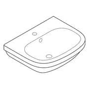 Grohe - Waschtisch EURO Keramik 39336 55cm alpinweiß