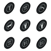 Grohe - Symbolkappen 14077 für SmartControl Fertigmontagesets