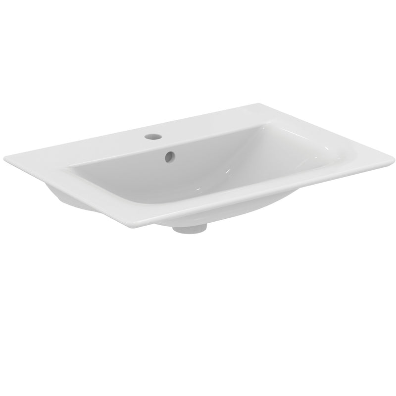 Ideal Standard - Möbelwaschtisch CONNECT AIR, 1 Hl., m.Ül., 640x460x165mm, Weiß