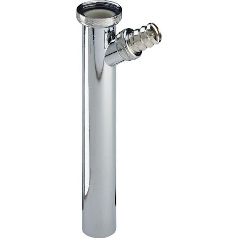Viega - Verstellrohr 5692.1 11/4x200mm verchromt mit seitlichem Abgang