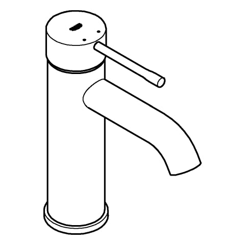 Grohe - EH-WT-Batterie ESSENCE 24172_1 S-Size glatter Körper hard graphite