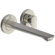 Ideal Standard - Wand-WT-Armatur UP CONNECT AIR, BS2, 5 l/min., Ausld. 225mm, Blizzard silver