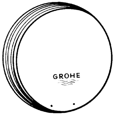 Grohe - Abdeckkappe 46130 für Hebel Europlus alt 46129 chrom