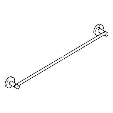 Grohe - Badetuchhalter ESSENTIALS 40386 800mm warm sunset gebürstet