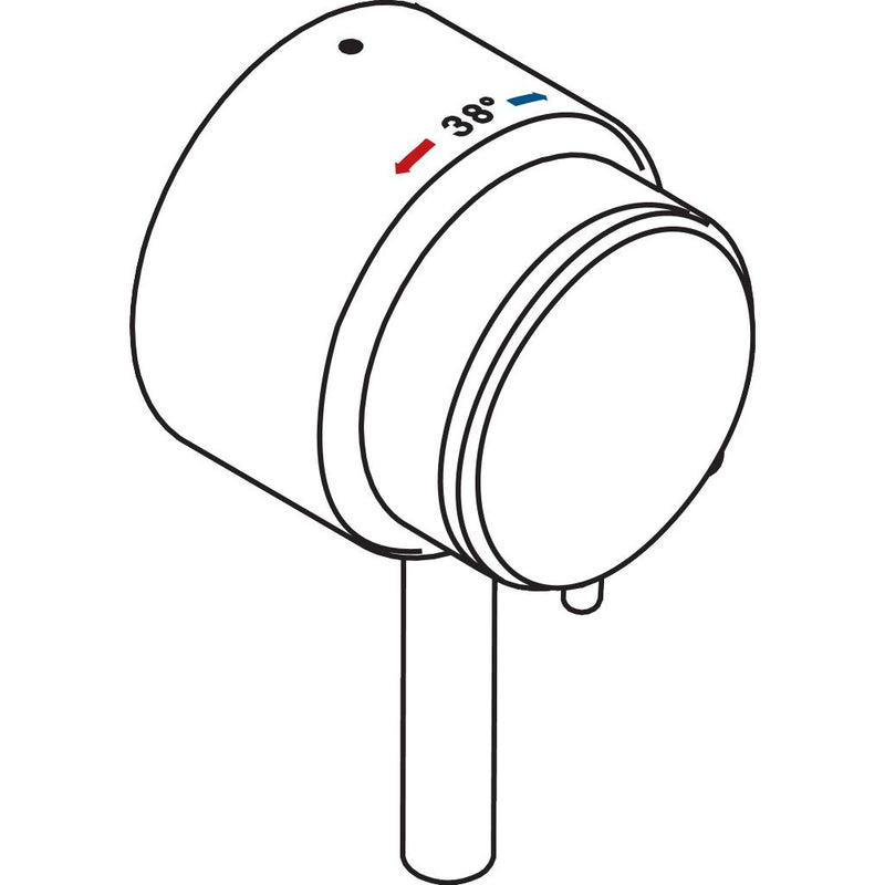 Hansgrohe - Triostatgriff kpl.PHARO Duschpaneel Comfort Plus 25971000