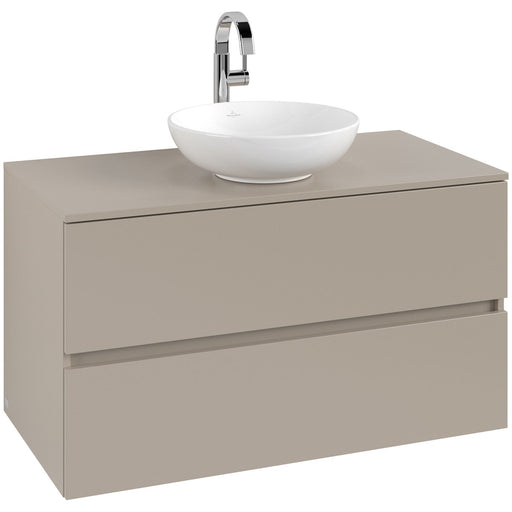 VILLEROY & BOCH - Konsolen-Unterschrank 1000mm f AWT 2 Ausz 1 Aussch mLB C517H1 VD Sand Grey