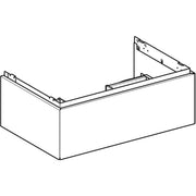 Geberit Vertriebs - ONE Unterschrank für WT/-Platte 1 Schubl., 74x26,6x47cm, sandgrau hgl