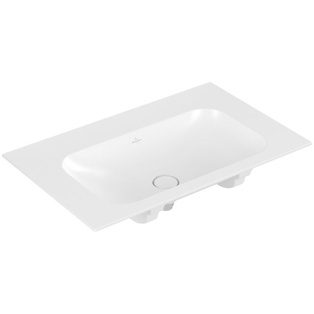 VILLEROY & BOCH - Schrankwaschtisch Finion 800x500mm Rechteck o. ÜL. Stone White CeramicPlus