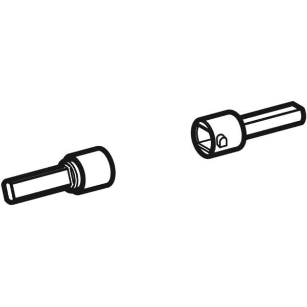 Geberit Vertriebs - Set Steckbolzen für WC-Sitz und WC-Deckel, zu AquaClean 4000
