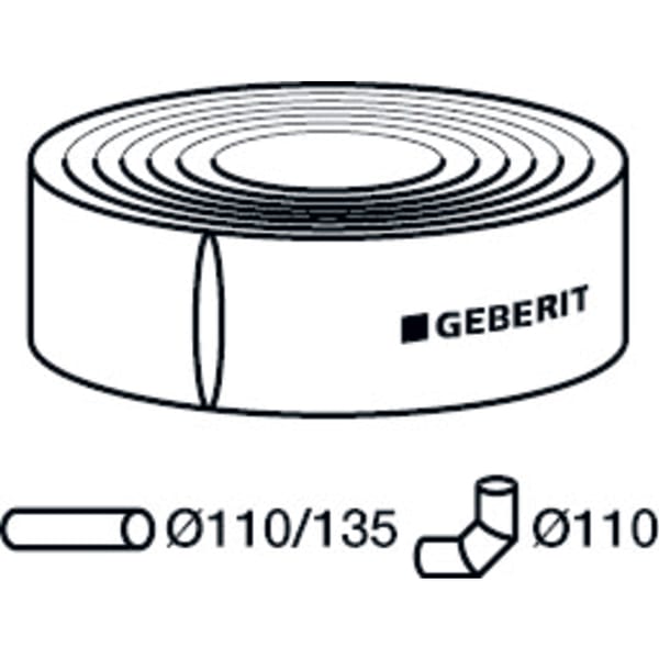 Geberit Vertriebs - Dämmschlauch aus PE d110/135 310.921 (RL: 15 m) j.M