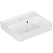VILLEROY & BOCH - Handwaschbecken COLLARO 433445 450x370mm Eckig mit Überlauf Weiß Alpin