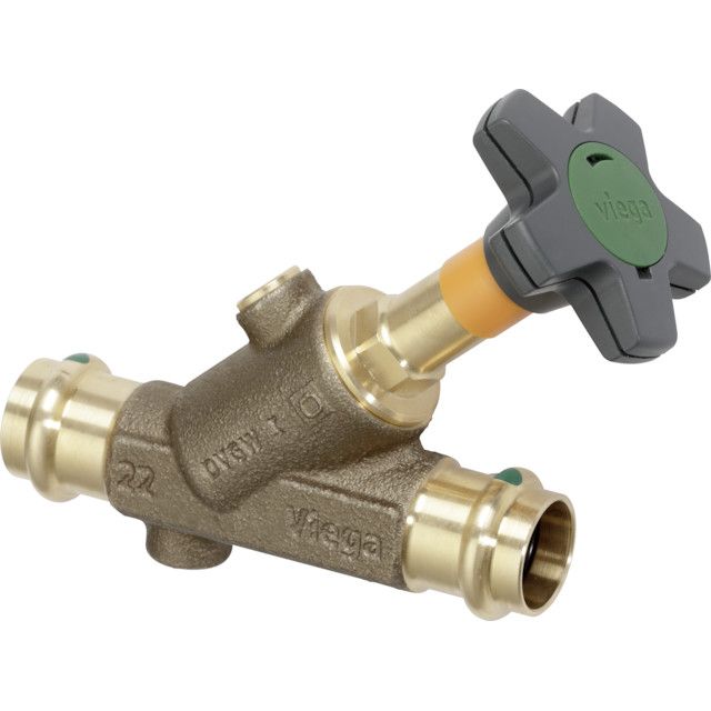 Viega - Schrägsitzventil EASYTOP 2237.5 28mm Rotguss