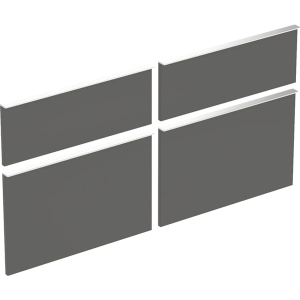 Geberit Vertriebs - Schubladenfront Lava matt, 4 Stück zu ICON 841521