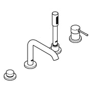 Grohe - 4-Loch-Einhand-Wannenkombination ESSENCE 25251_1 hard graphite gebürstet