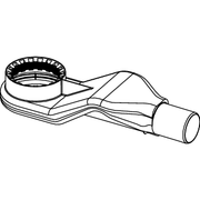 TECE SE - TECEdrainline Ablauf Superflach DN40 Auslauf seitlich 0,48l/s, # 650004