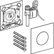Geberit Vertriebs - Typ 40 UR-Strg. mit pneum. Sp-Ausl. Round, schwarzmatt/Etc