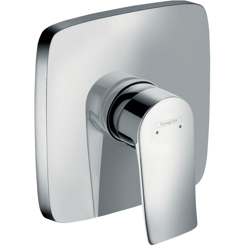 Hansgrohe - Brausenmischer Unterputz METRIS Fertigset eckig chrom