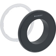 Geberit Vertriebs - Typ 10 Rosette für Fernbetätigung Round, UP-Drücker, schwarz / matt