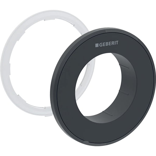 Geberit Vertriebs - Typ 10 Rosette für Fernbetätigung Round, UP-Drücker, schwarz / matt