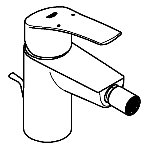 Grohe - EH-Bidetbatterie EUROSMART 32929_3 Zugstangen-Ablaufgarnitur chrom