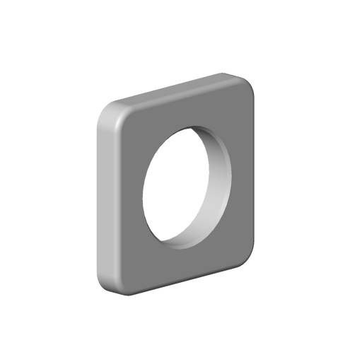 Dornbracht - Rosette Ersatzteile 092796019 63 x 63 x 9,5 mm chrom